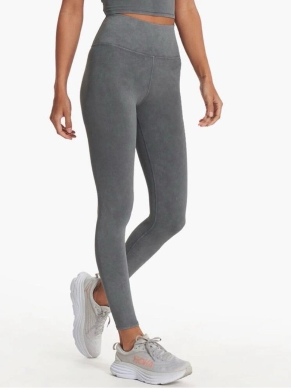Vuori Women’s Leggings Size Large Washed Charcoal Gray Leggings